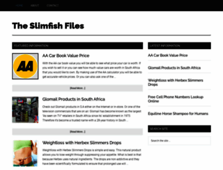 slimfish.co.za screenshot