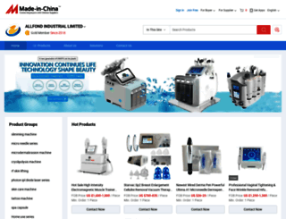 slimming-machine.en.made-in-china.com screenshot