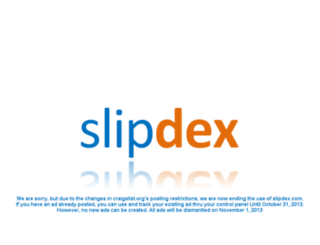 slipdex.com screenshot
