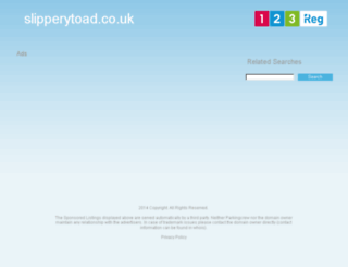 slipperytoad.co.uk screenshot