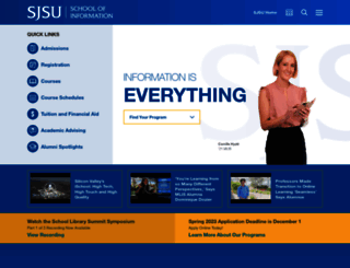 slisweb.sjsu.edu screenshot