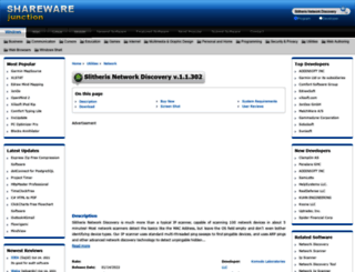 slitheris-network-discovery.sharewarejunction.com screenshot