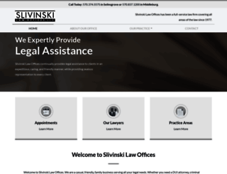 slivlaw.com screenshot