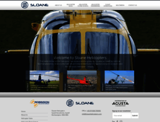 sloanehelicopters.com screenshot