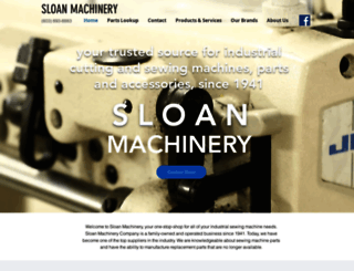 sloanmachinery.com screenshot