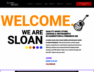 sloanschoolofmusic.com screenshot