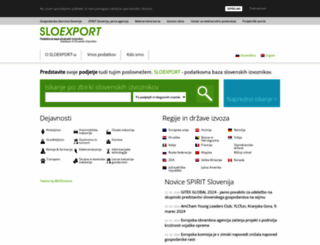 sloexport.si screenshot