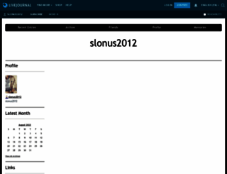 slonus2012.livejournal.com screenshot