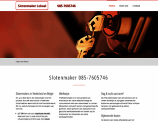 slotenmaker-lokaal.nl screenshot