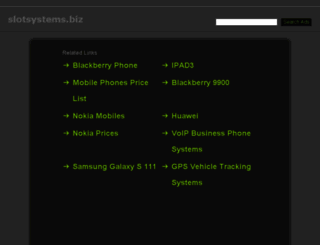 slotsystems.biz screenshot