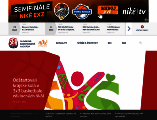 slovakbasket.sk screenshot