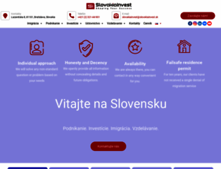 slovakiainvest.sk screenshot