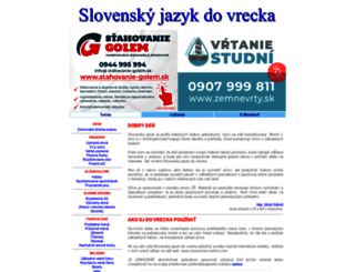 slovencina.vselico.com screenshot