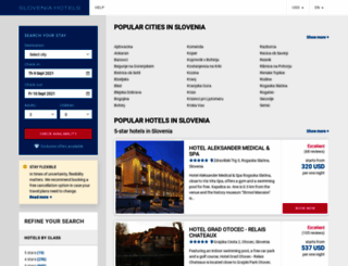 slovenia-hotel.com screenshot