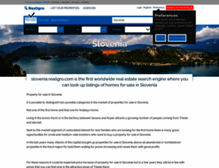 slovenia.realigro.com screenshot