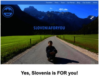sloveniaforyou.com screenshot