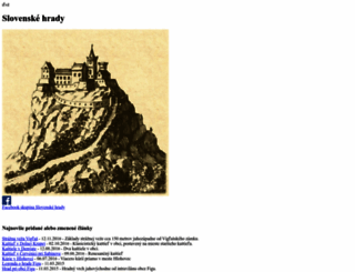 slovenskehrady.sk screenshot