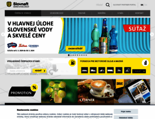 slovnaft.sk screenshot