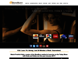 slowburnfitness.com screenshot