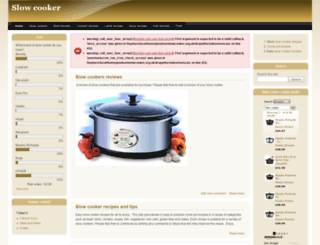 slowcooker.org.uk screenshot