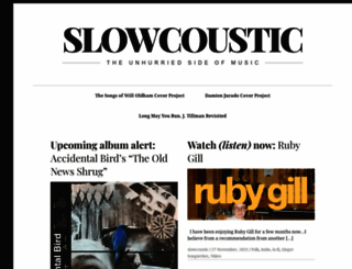 slowcoustic.com screenshot