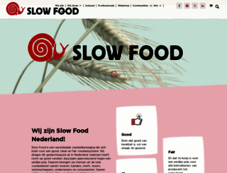 slowfood.nl screenshot