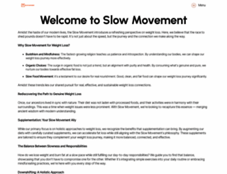 slowmovement.com screenshot