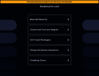 slowtourist.com screenshot