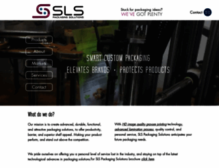 slspackaging.com screenshot