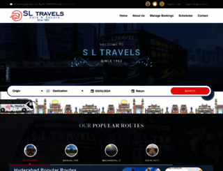 sltravelsbus.com screenshot