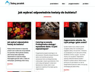 slubnyporadnik.pl screenshot
