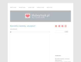 slubnyszyk.pl screenshot