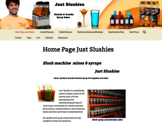 slushiesyrupmixsales.com.au screenshot