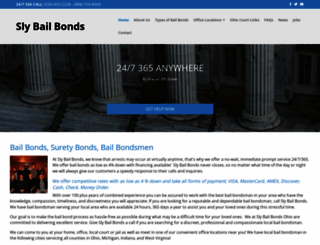 slybailbonds.com screenshot