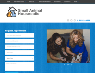 smallanimalhousecalls.com screenshot