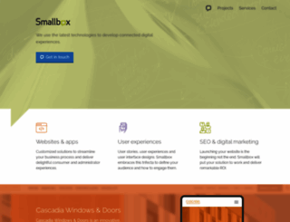 smallboxcms.com screenshot