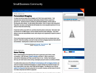 smallbusinesscommunity.blogspot.com screenshot