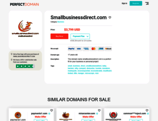 smallbusinessdirect.com screenshot
