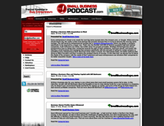 smallbusinesspodcast.com screenshot