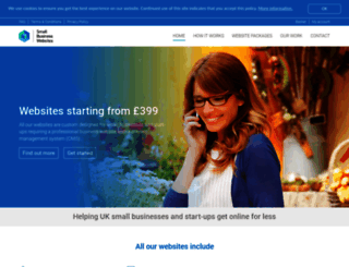 smallbusinesswebsites.co.uk screenshot