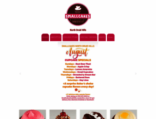 smallcakesdruidhills.com screenshot