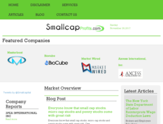smallcapprofits.com screenshot