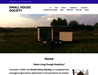 smallhousesociety.net screenshot