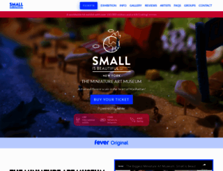 smallisbeautifulart.com screenshot