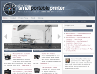 smallportableprinter.com screenshot