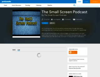 smallscreenpodcast.podomatic.com screenshot