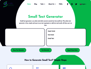 smalltext.org screenshot
