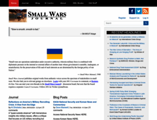 smallwarsjournal.com screenshot