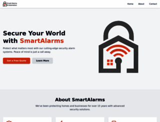 smart-alarms.ca screenshot