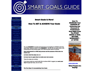 smart-goals-guide.com screenshot